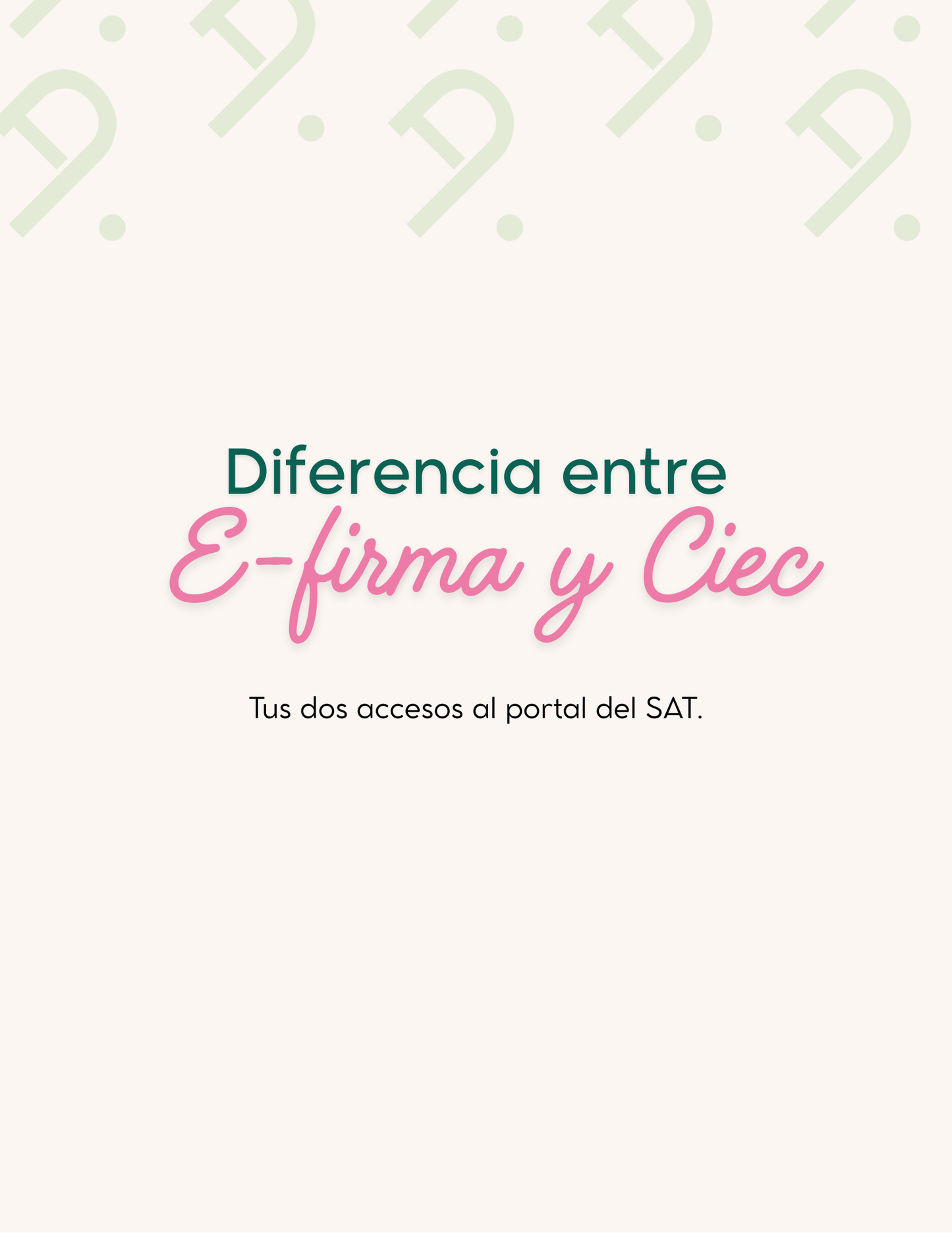 Diferencia entre E firma y CIEC