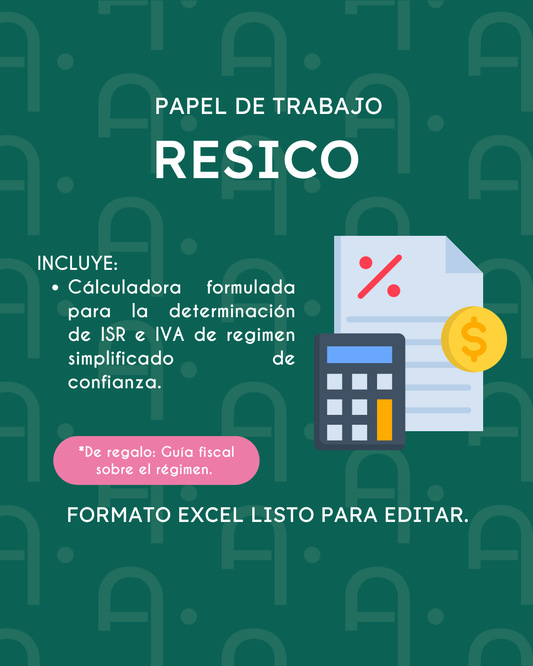 RESICO - Cálculo de impuestos