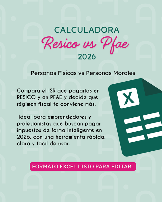 Mini Calculadora Comparativa RESICO vs PFAE 2026