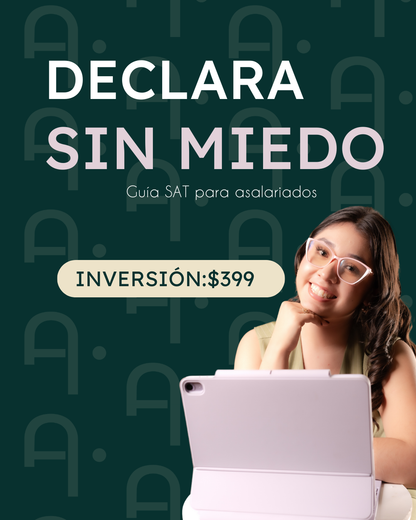 Declara sin miedo