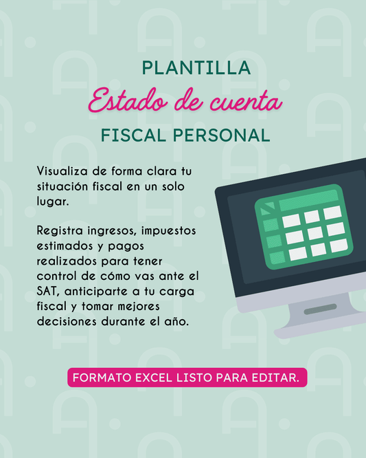 Plantilla “Estado de Cuenta Fiscal Personal”
