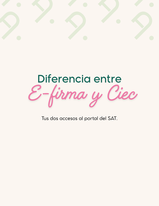 Diferencia entre E firma y CIEC