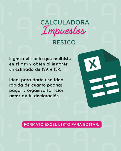 Calculadora de impuestos RESICO