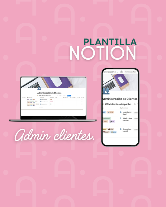 Administrador de Clientes para Despachos Contables | Plantilla de Notion